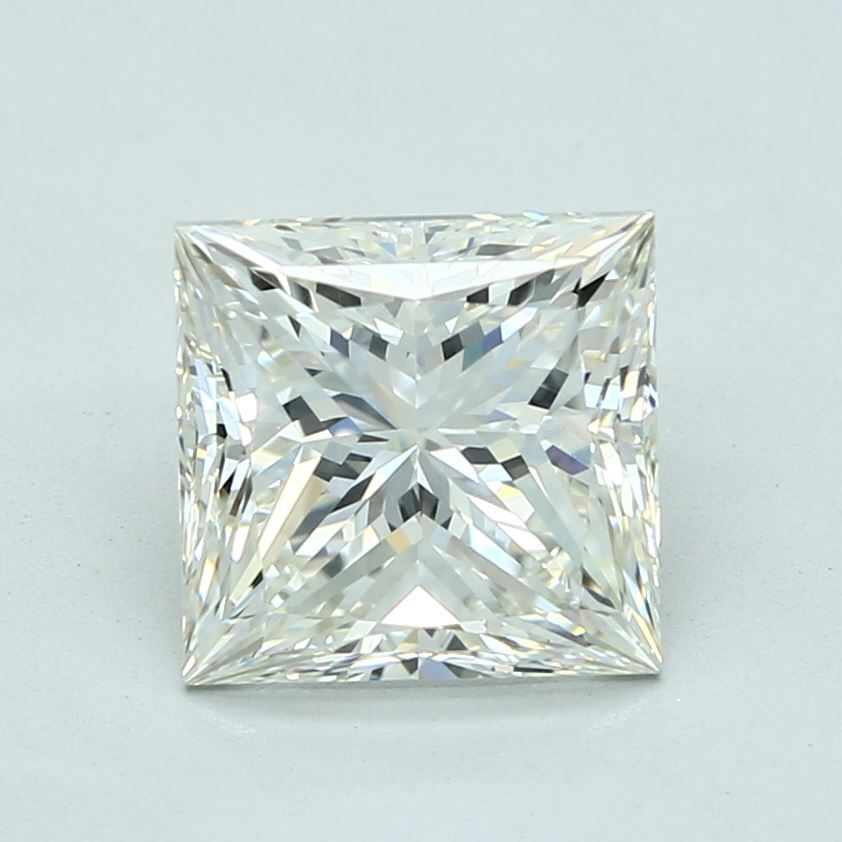 5456367762- 3.07 ct princess GIA certified Loose diamond, J color | VVS2 clarity