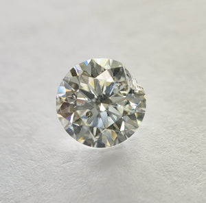 5463335308- 1.00 ct round GIA certified Loose diamond, G color | I2 clarity | GD cut