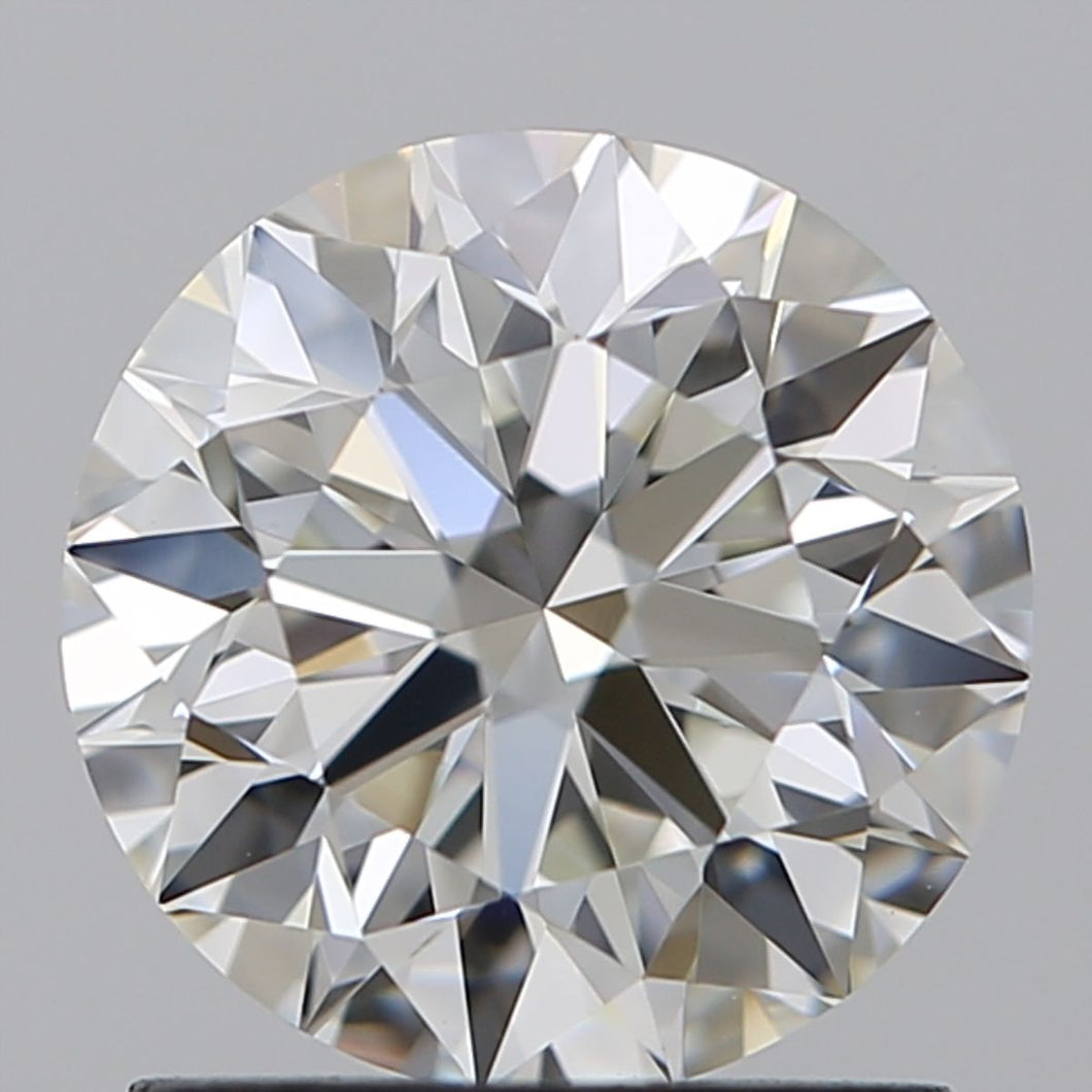 592354051- 1.41 ct round IGI certified Loose diamond, F color | VVS1 clarity | EX cut