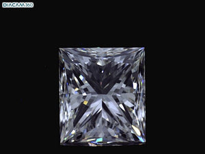 6177296423- 0.70 ct princess GIA certified Loose diamond, J color | IF clarity