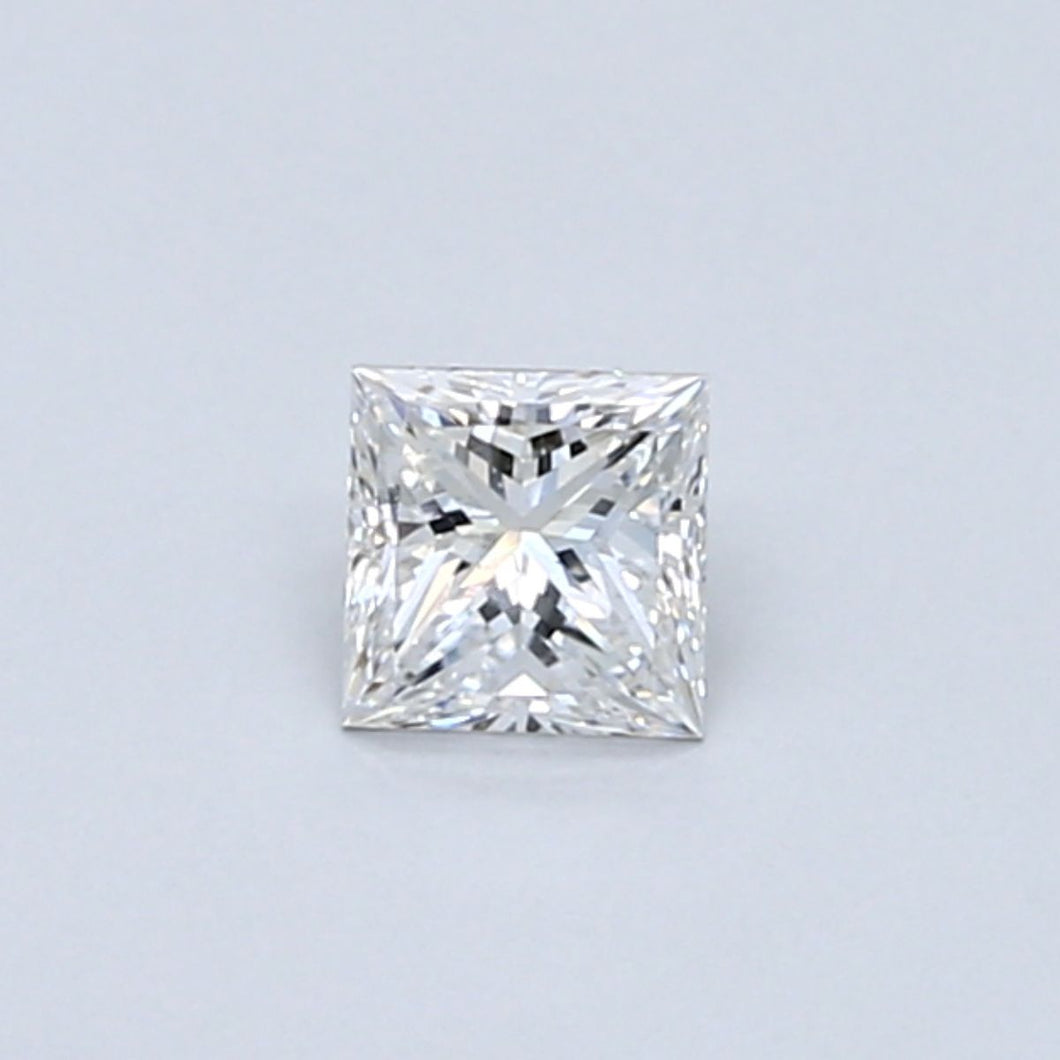 6415447898- 0.32 ct princess GIA certified Loose diamond, D color | SI1 clarity