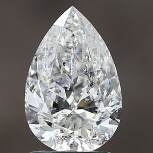 6425516500- 2.01 ct pear GIA certified Loose diamond, H color | I2 clarity