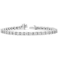 Load image into Gallery viewer, Ben Garelick 10K White Gold 1.00 Diamond Tennis Bracelet
