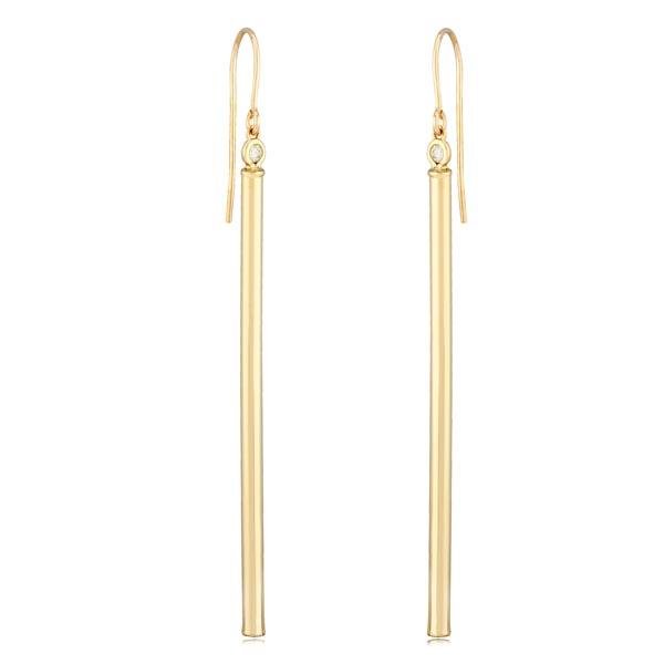 Dangle Earrings 14K Yellow Gold