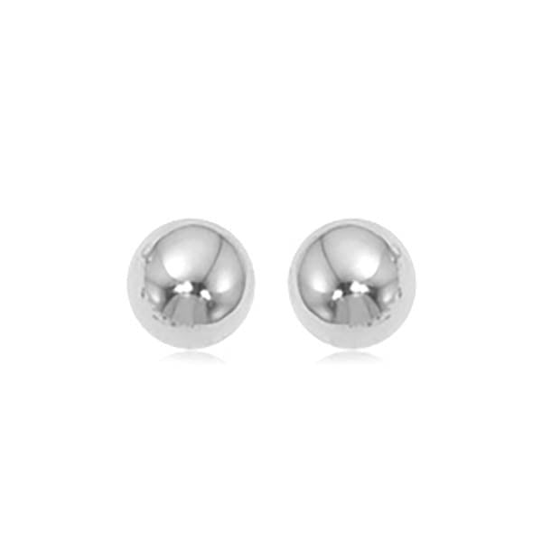 Ben Garelick Gold 7mm Round Ball High Polished Stud Earrings