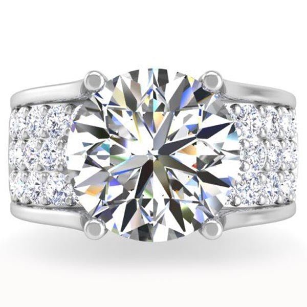 4 carat deals diamond ring price