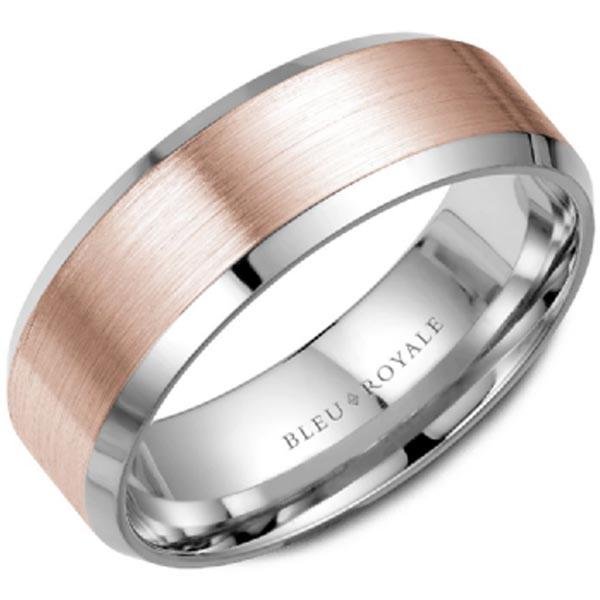 Men's Wedding Bands: 5mm Mens Beveled Edge Wedding Band · Dana