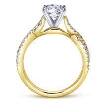 Load image into Gallery viewer, Gabriel &amp; Co. &quot;Kayla&quot; Twist Diamond Engagement Ring
