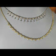 Load and play video in Gallery viewer, Simon G. 18K Yellow Gold Milgrain Bezel Diamond Choker Necklace
