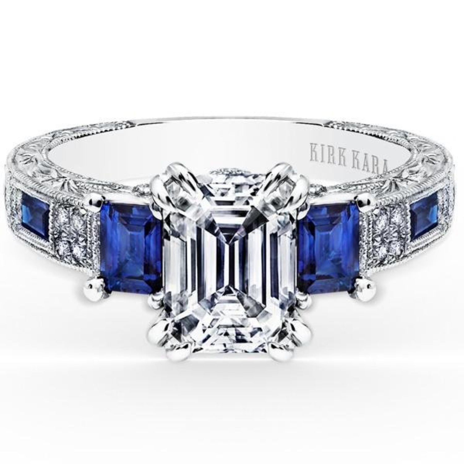 Blue Sapphire Engagement Rings | Bijoux Majesty