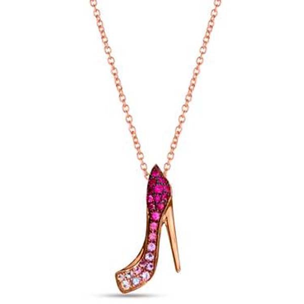 High heel hot sale pendant necklace