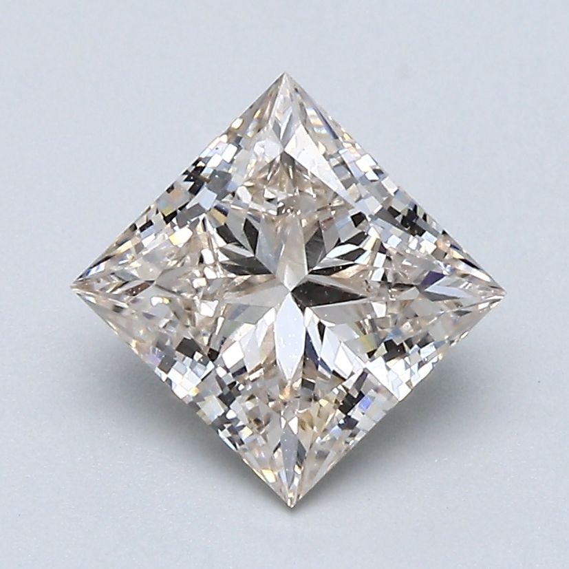 LG587392346- 1.55 ct princess IGI certified Loose diamond, K color | VS2 clarity | VG cut