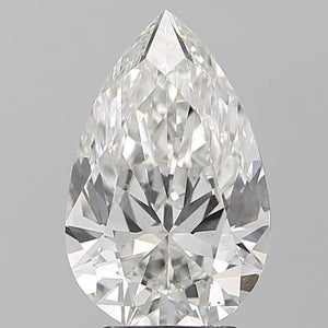 LG601395012- 3.00 ct pear IGI certified Loose diamond, H color | VS1 clarity