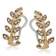 Load image into Gallery viewer, Simon G. 18K Rose Gold Leaf &amp; Vine Style Earrings
