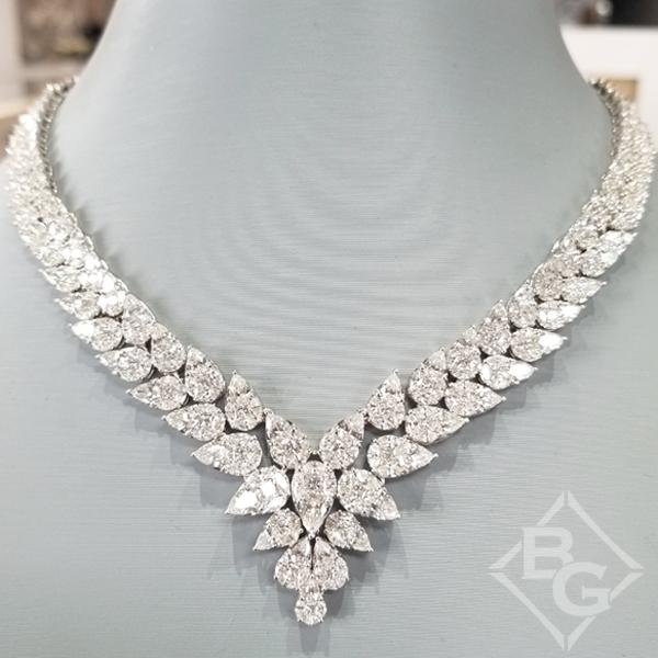 Ornamental Heart Diamond Necklace | Radiant Bay