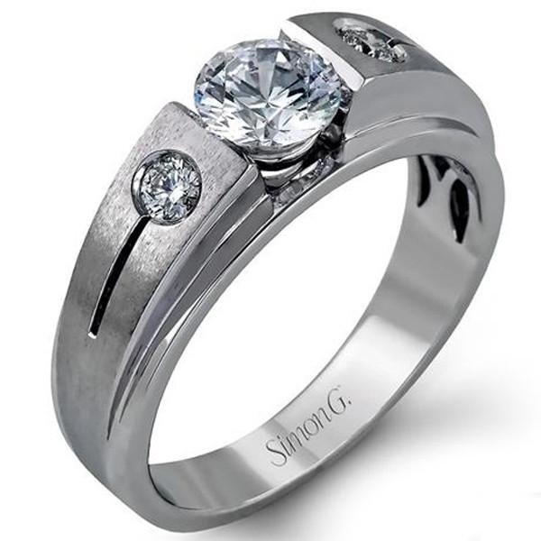 Atom Tension Set- Solitaire Women's Titanium Engagement Ring | Titanium  Rings